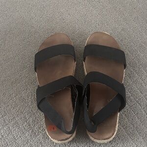 Black Strappy Sandals